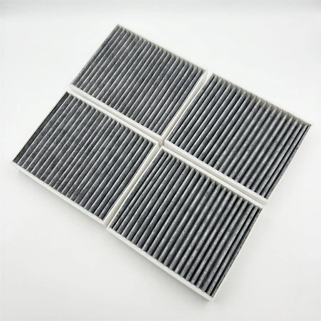 Filter4Kitchen Aktivkohle-Ersatzfilter 4er Vorratsset (2× 2er-Set) passend für Miele DKF 31-P für Umlufthauben der DAS-Serie