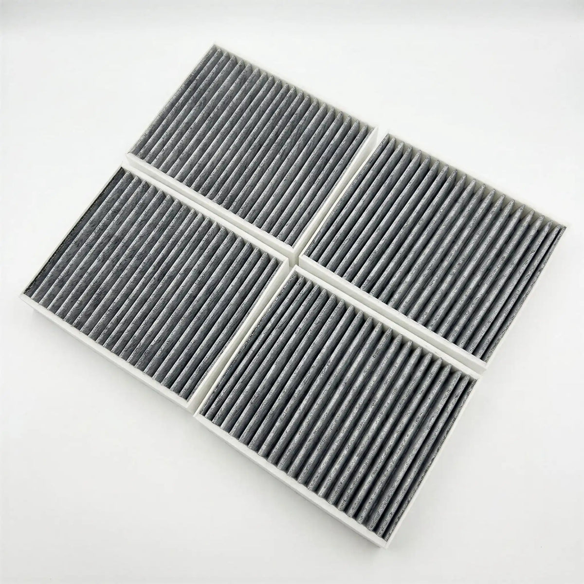 Filter4Kitchen Aktivkohle-Ersatzfilter 4er Vorratsset (2× 2er-Set) passend für Miele DKF 31-P für Umlufthauben der DAS-Serie