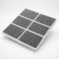 Filter4Kitchen Aktivkohle-Ersatzfilter 6er Vorratsset (3× 2er-Set) passend für Miele DKF 31-P für Umlufthauben der DAS-Serie