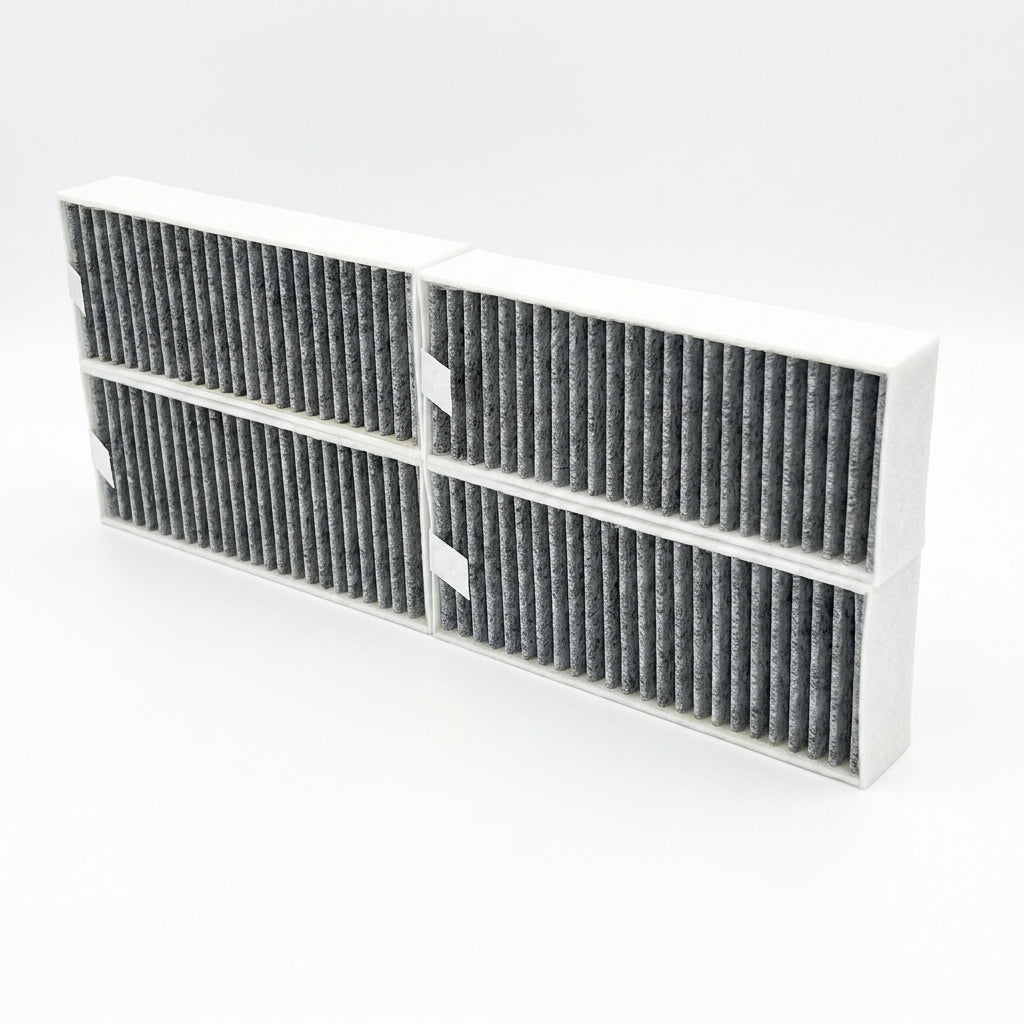 Filter4Kitchen 4er Set Aktivkohlefilter passend für Bosch HEZ9VRUD0 & Siemens HZ9VRCR0 – Premium Ersatzfilter (BS-KF-001)